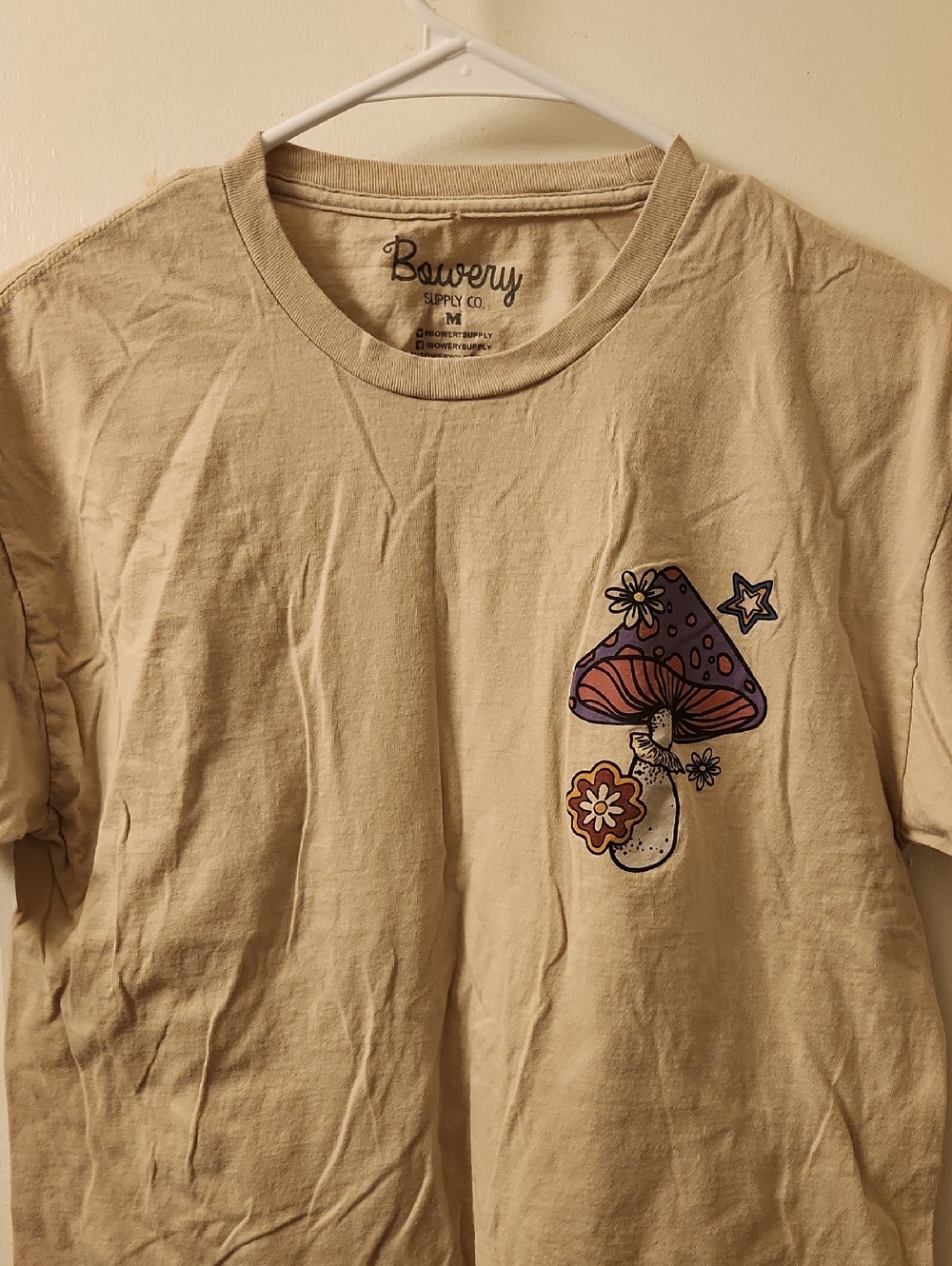 Bowery Mushroom T shirt size M - Picture 3 of 6
